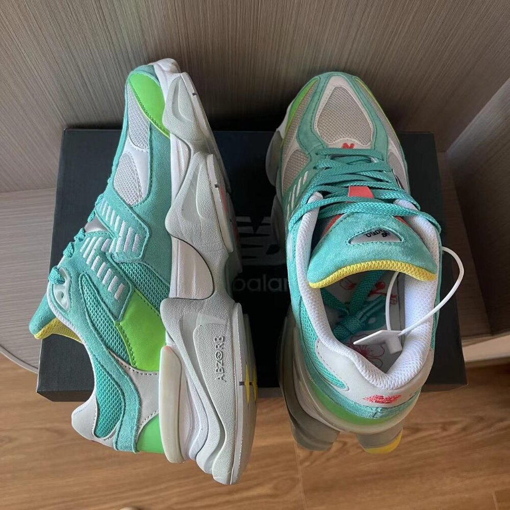 New Balance 9060 Cyan Burst Unisex Sneakers - Picture 5 of 6